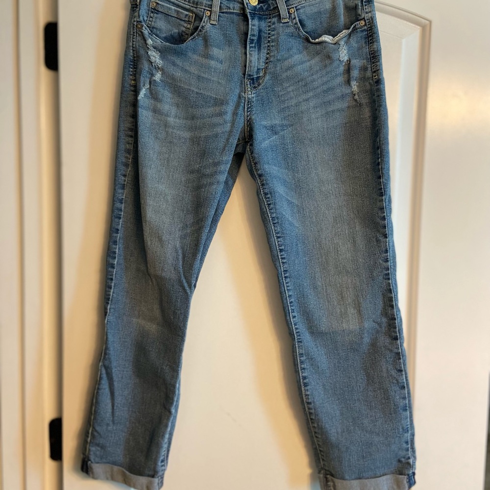 Levi slim mid-rise boyfriend jeans (stretch)